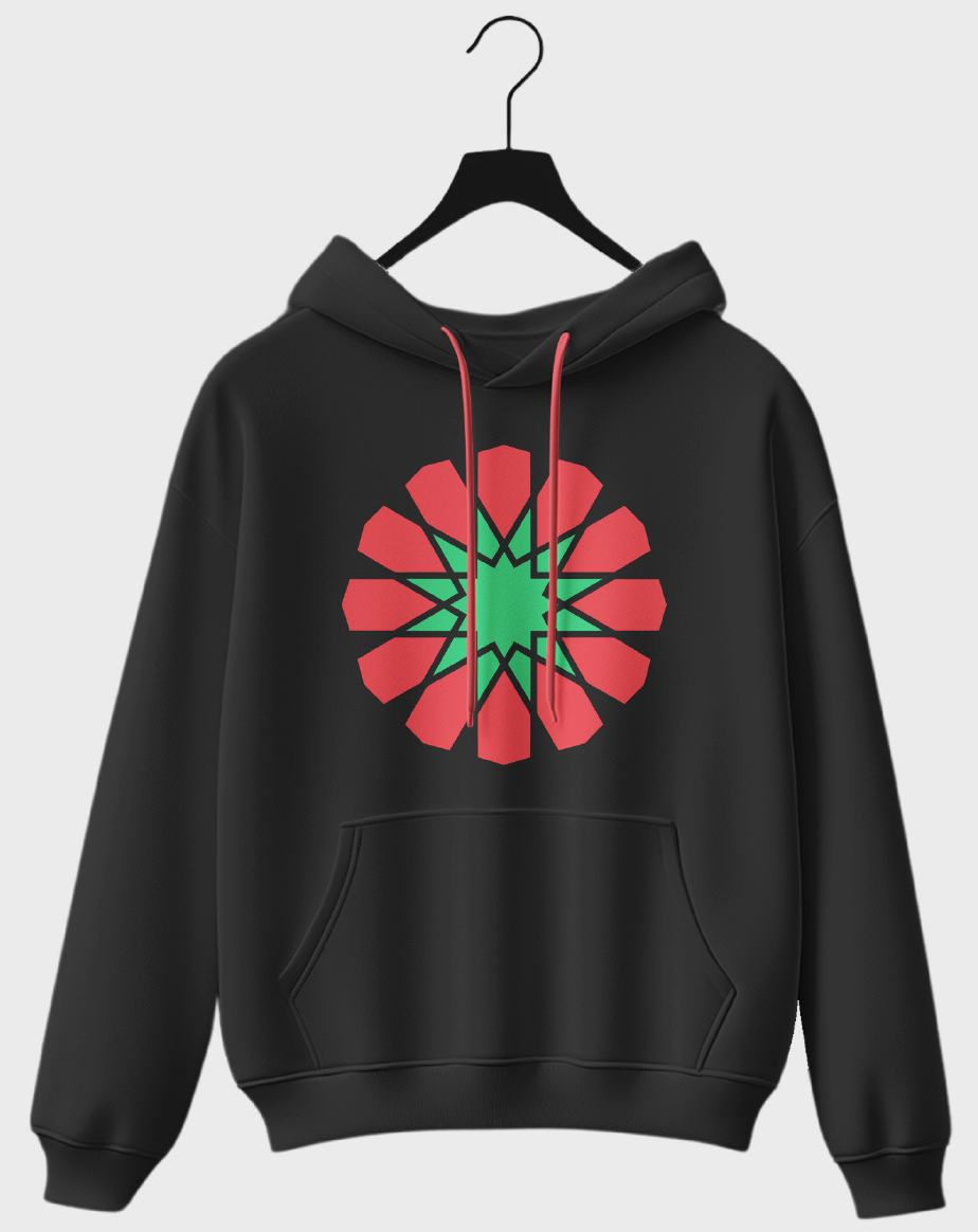 Hoodie Unic – Design Premium – Noir Maroc 1